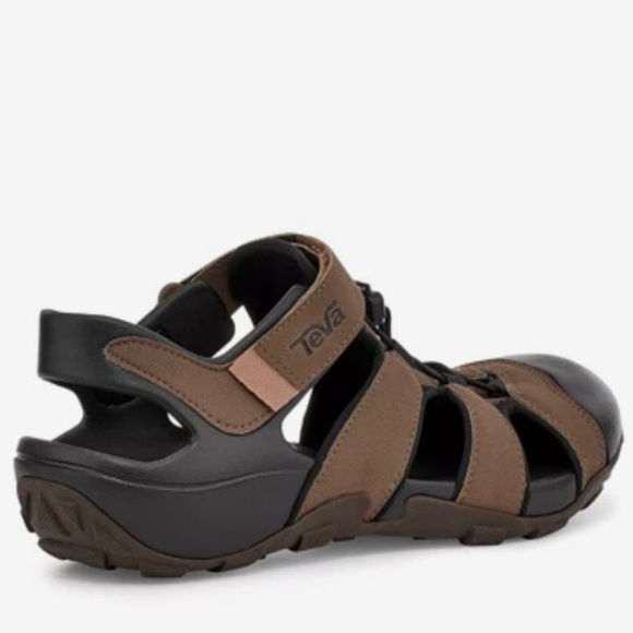 Teva Flintwood Fisherman Outdoor Walking Sandal, Light Brown, Size 12 - Picture 2 of 10